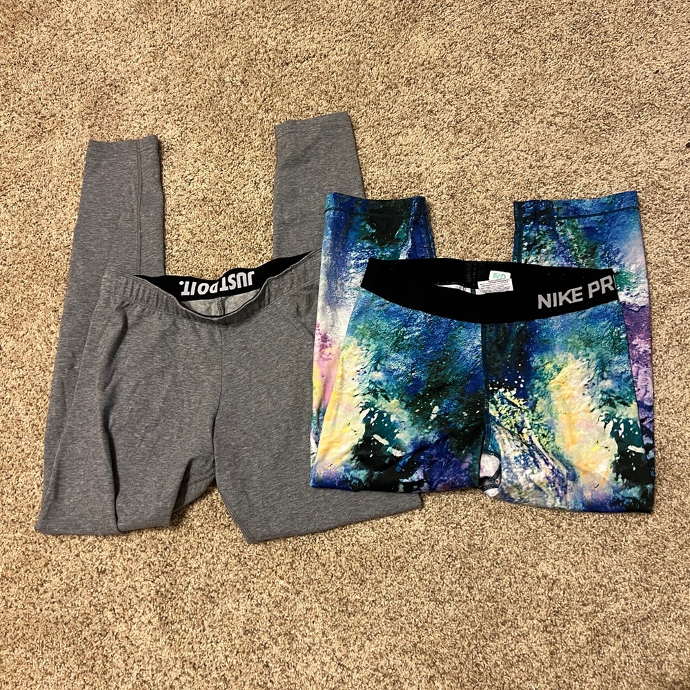 Nike Pro and Just Do It Leggings Set